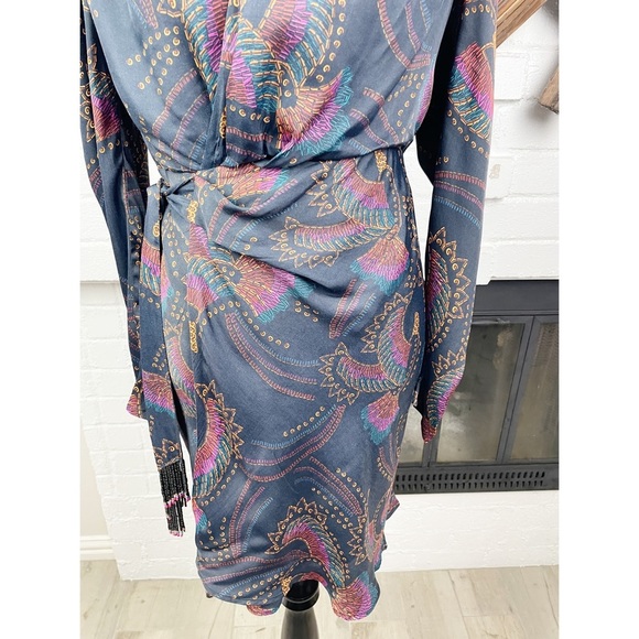 NWT Farm Rio Sequin Toucan Mini Dress - Picture 6 of 16